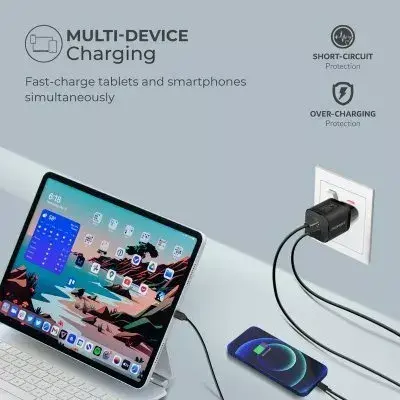 Promate PowerPort-33 GaN 33W USB-C PD charger Photo 4