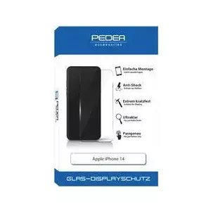 Tempered Display Glass PEDEA for Apple iPhone 14 — scratch-resistant screen protector