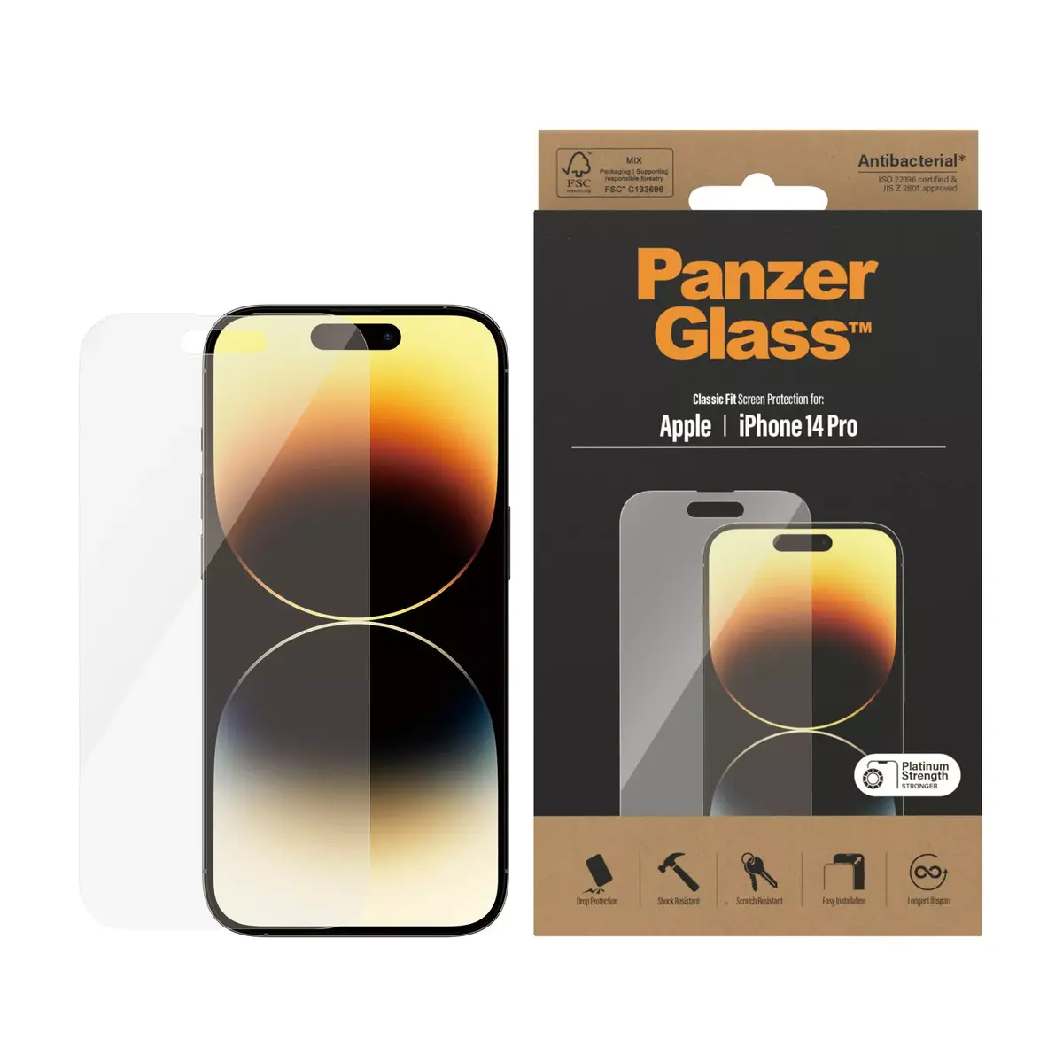 Защитное стекло PanzerGlass Apple iPhone 14 Pro Photo 3