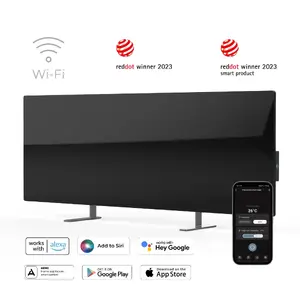 Infrasarkanais elektriskais sildītājs AENO Premium Eco Smart Heater AGH0002S, Melns