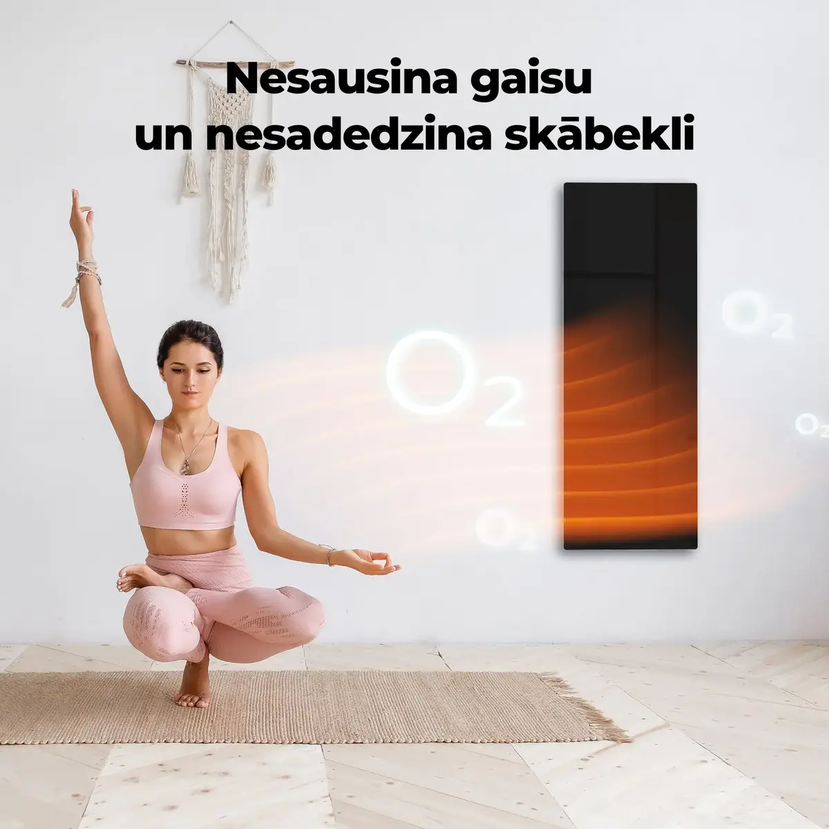 Инфракрасный электрический обогреватель AENO Premium Eco Smart Heater AGH0002S, черный Photo 7