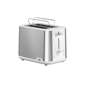 Toaster Braun HT 1510 2 slice 900 W Stainless steel White
