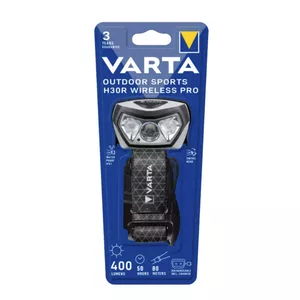 Varta 18650 101 401 kabatas baterija Melns Pieres lukturis LED