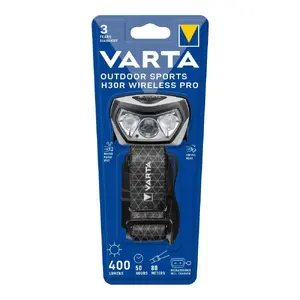 Varta Outdoor Sports H30R Wireless Pro Headband Flashlight LED Black 400 lm IPX7