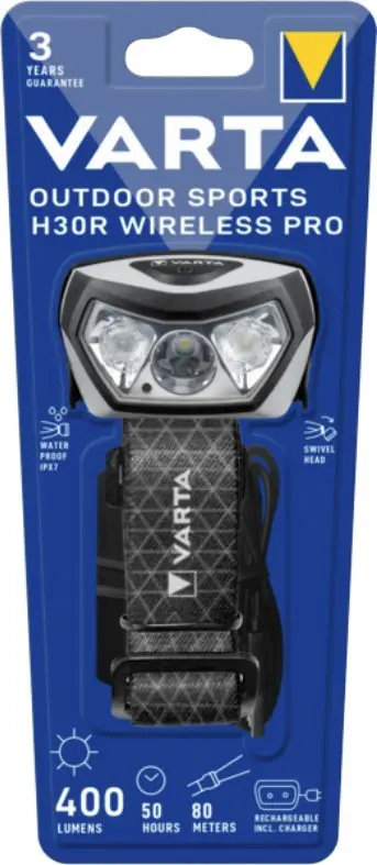 Varta Outdoor Sports H30R Wireless Pro galvas lukturis Photo 8