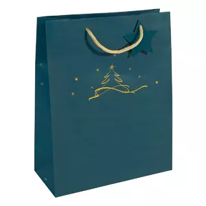 Gift wrap bag Sigel GT034 Blue 260x120x330 mm
