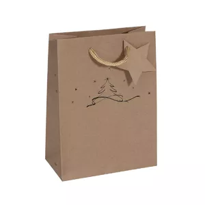 Gift wrap bag Sigel GT038 Brown 170x90x230 mm