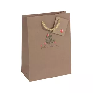 Gift wrap bag Sigel GT041 Brown 170x90x230 mm