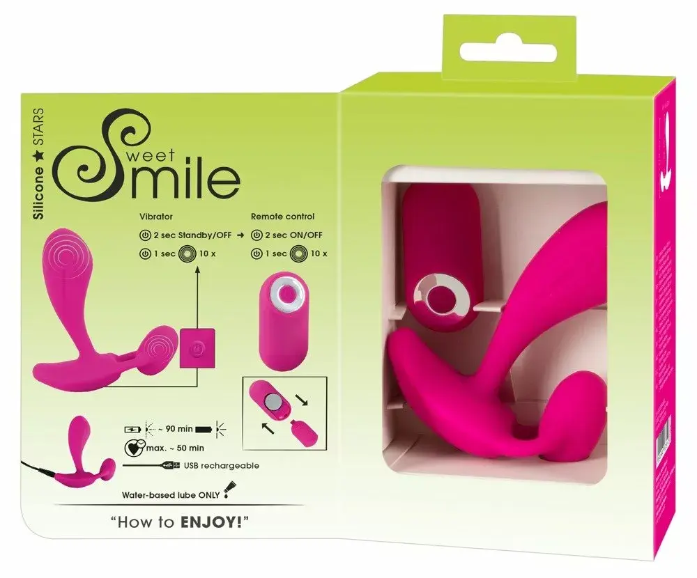 Вибратор Sweet Smile RC C & G-Spot 11 см Photo 12