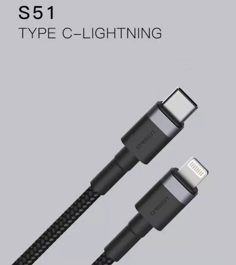 Orsen S51 Type-C to Lightning cable 1 m Photo 10