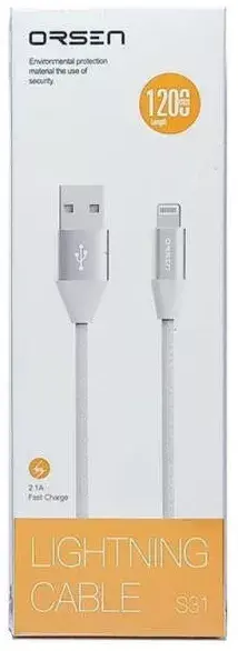 Micro USB cable Orsen S32 2.1A 1.2 m Photo 3