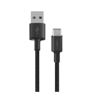 Kabelis USB A — USB-C Orsen S9C 1 m, 2.1 A, melns