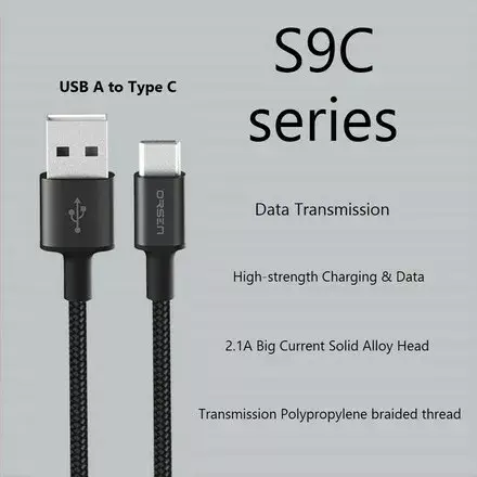 Orsen S9C кабель USB A — USB-C 1 м Photo 4