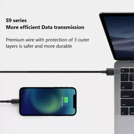 Orsen S9C кабель USB A — USB-C 1 м Photo 5