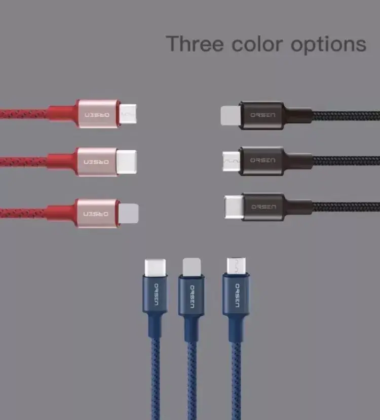 USB‑кабель Orsen S9M A → Micro USB 1 м Photo 4