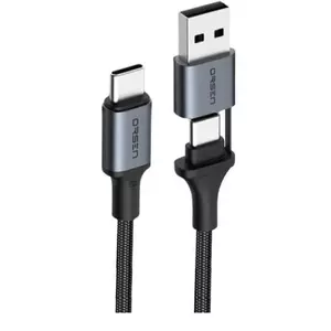USB Type-C 2‑in‑1 kabelis Orsen S8, 5A, 1,5 m (ātrā uzlāde/datu pārsūtīšana)