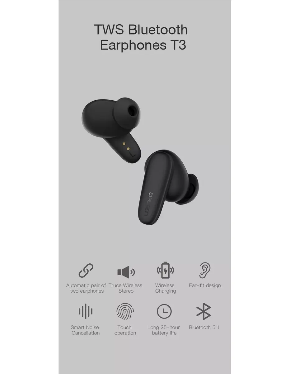 Austiņas Orsen T3 Bluetooth Photo 2