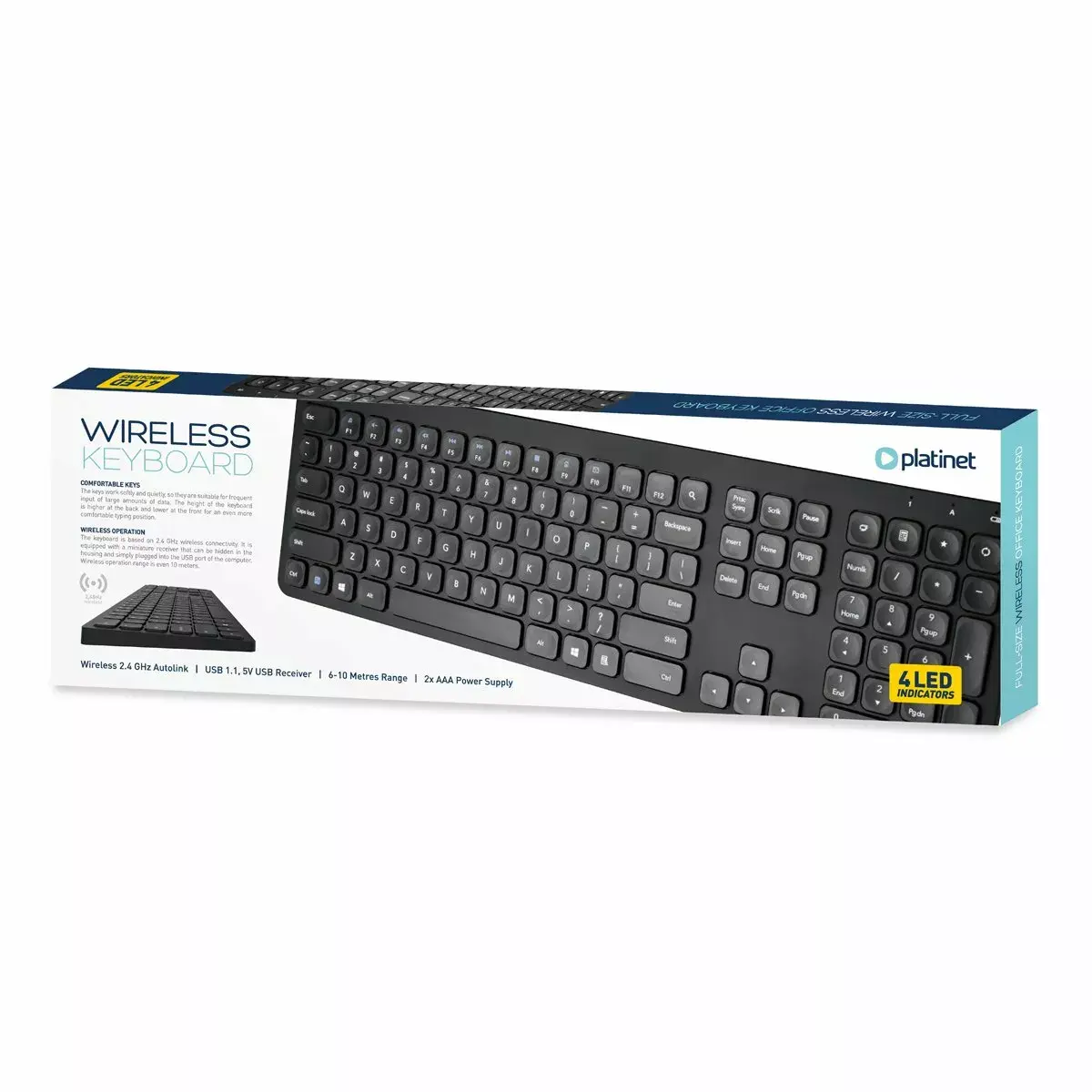 Wireless keyboard PLATINET K100 Photo 8