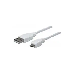 USB-A to Micro-USB Cable Manhattan 324069 1.8m Male to Male