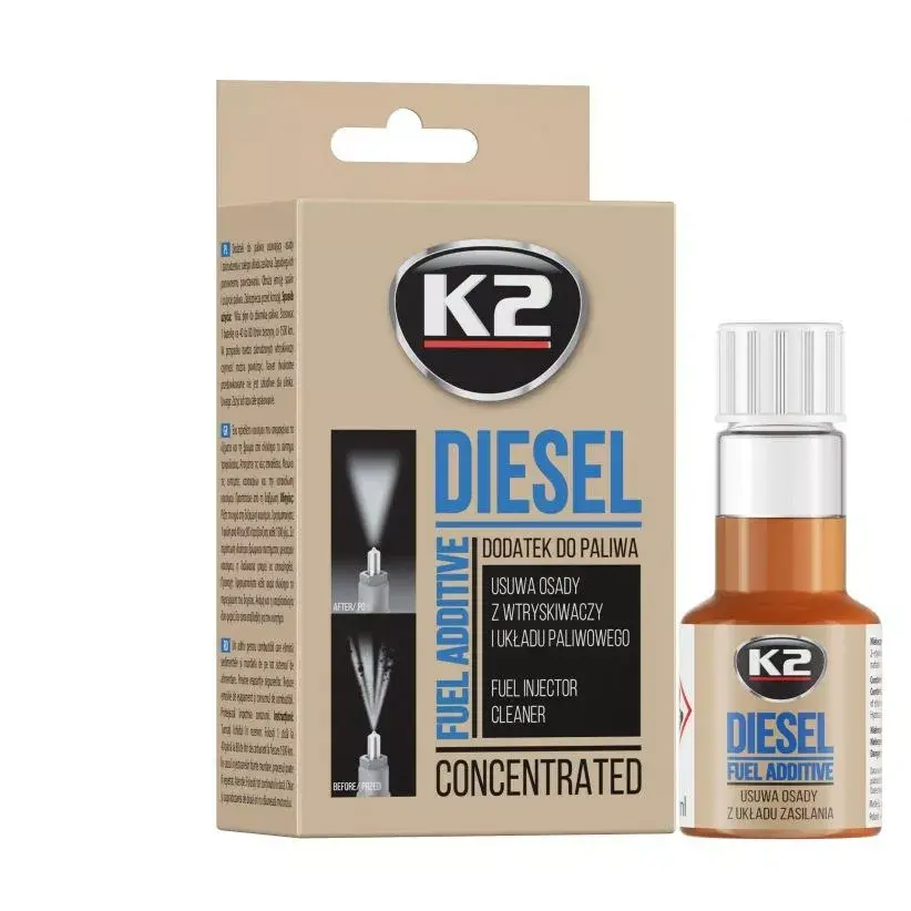 K2 DIESEL 50 ml iesmidzinātāju tīrītājs Photo 2