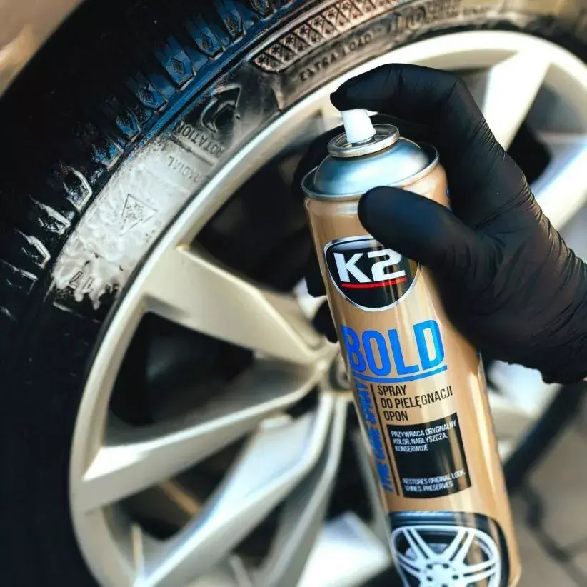 K2 BOLD 600 ml Tire Shine Spray Photo 2