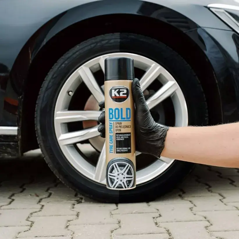 K2 BOLD 600 ml Tire Shine Spray Photo 4