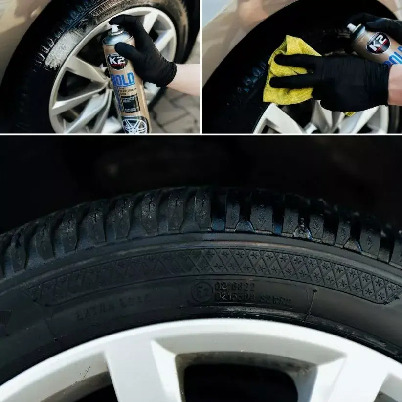 K2 BOLD 600 ml Tire Shine Spray Photo 5