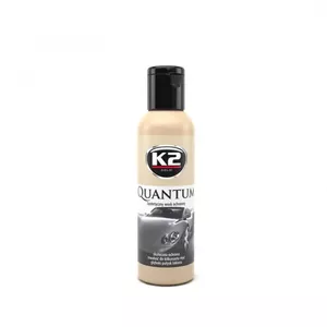 Car polish K2 QUANTUM 140G with microfibre polishing cloth 40x40 cm