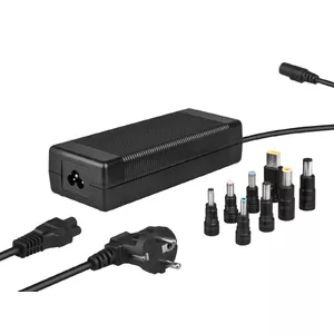 Power adapter AVACOM QuickTIP 150W with 8 interchangeable connectors, universal laptop and device charger