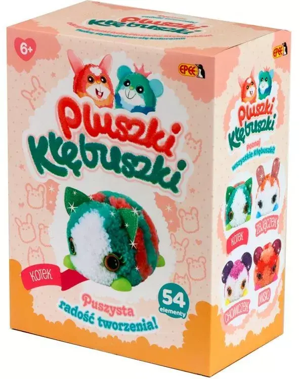 Epee Creative set Pluszki-Kłębuszki 54 detaļas Kaķēns Photo 3
