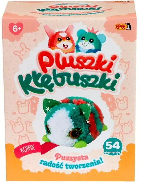 Epee Creative set Pluszki-Kłębuszki 54 detaļas Kaķēns Photo 4
