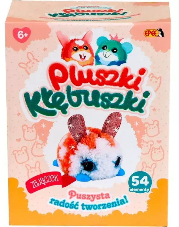 Epee Creative set Pluszki-Kłębuszki 54 элемента Bunny Photo 3