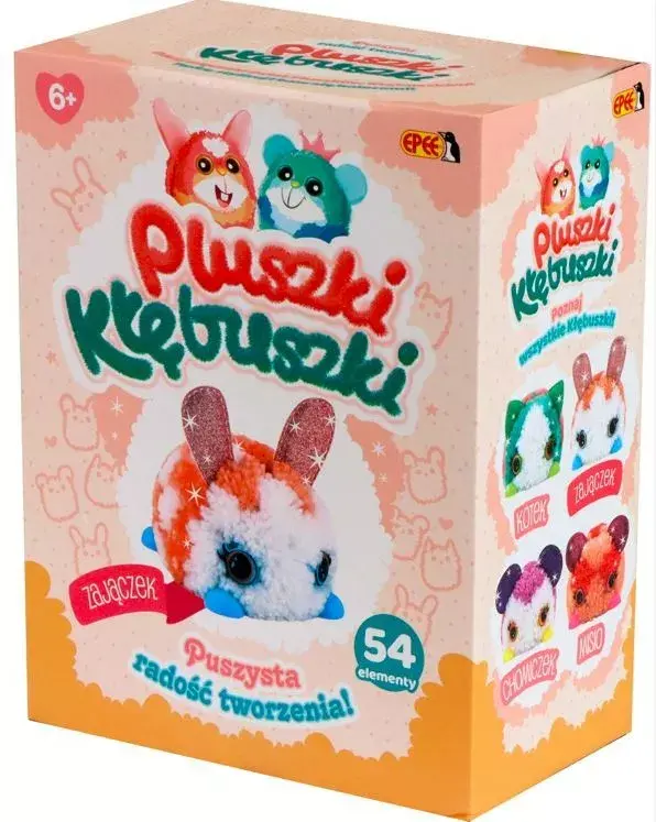 Epee Creative set Pluszki-Kłębuszki 54 элемента Bunny Photo 4