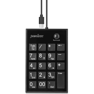 PERIPAD-202C ciparu tastatūra USB-C ar 2x USB 2.0 centrmezglu USB-A - rakstāmspalva - 19 taustiņi (PERIPAD-202C)