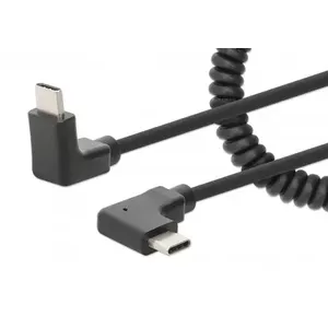 Manhattan USB-C to USB-C Cable 1m Male to Male Black 480 Mbps Tangle Resistant