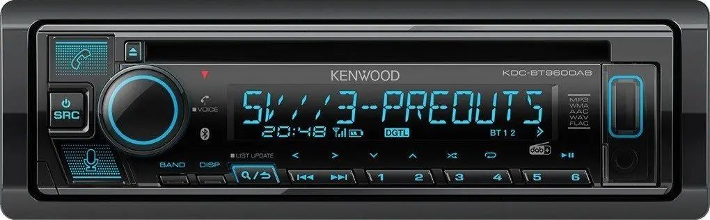 Auto stereo Kenwood KDC-BT960DAB 2000 W