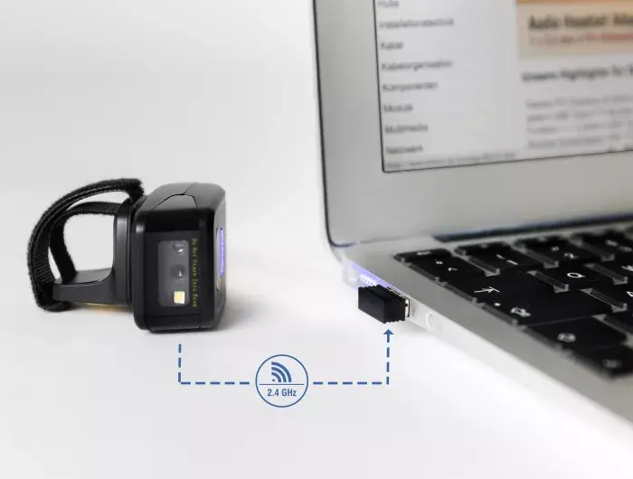 DeLOCK USB Dongle Wireless Barcode Scanner Photo 2