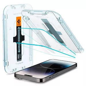 Защитное стекло Spigen EZ FIT GLAS.tR для Apple iPhone 14 Pro Устойчивое к царапинам Закаленное стекло