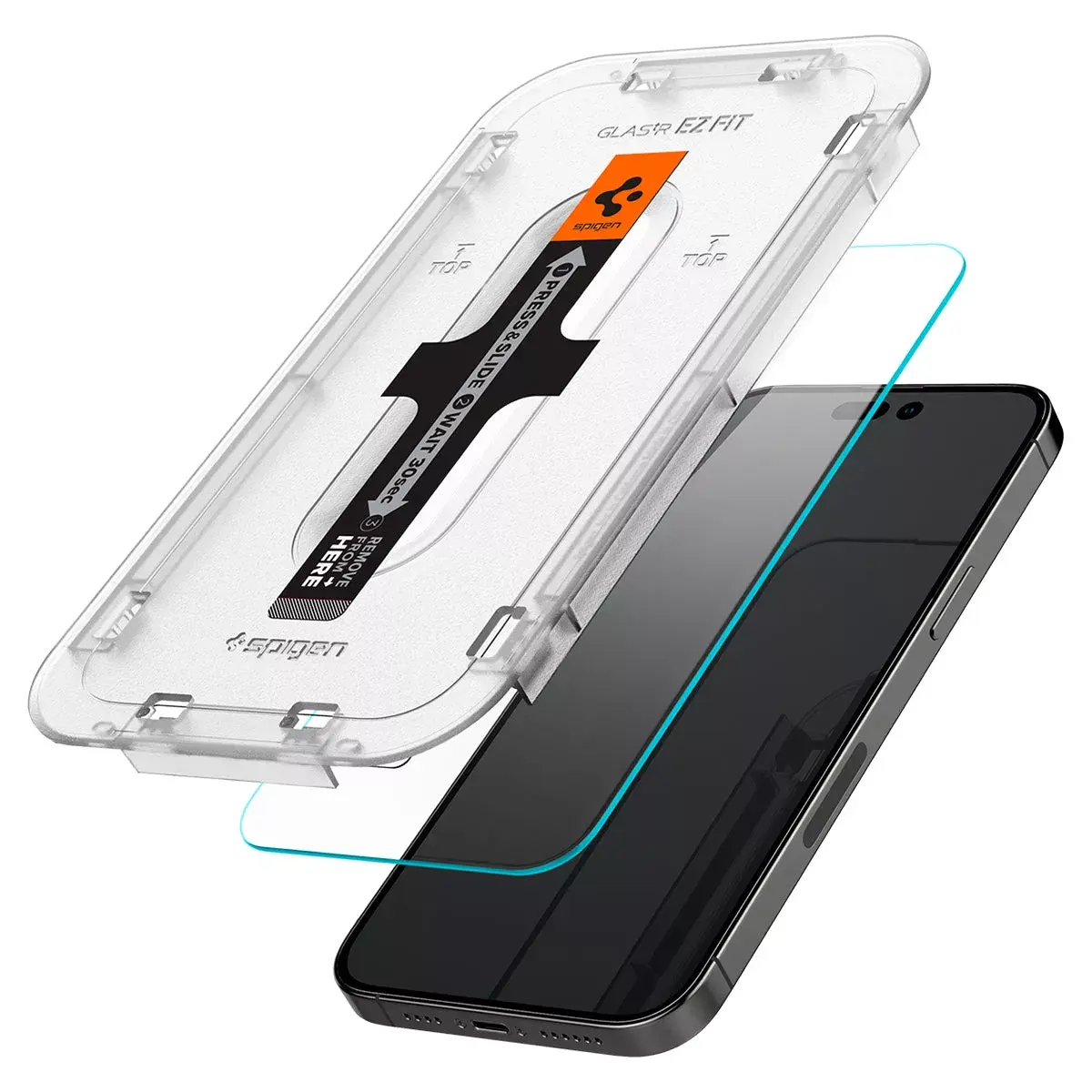 Spigen EZ FIT GLAS.tR caurspīdīgs ekrāna aizsargs Apple iPhone 14 Pro Photo 2