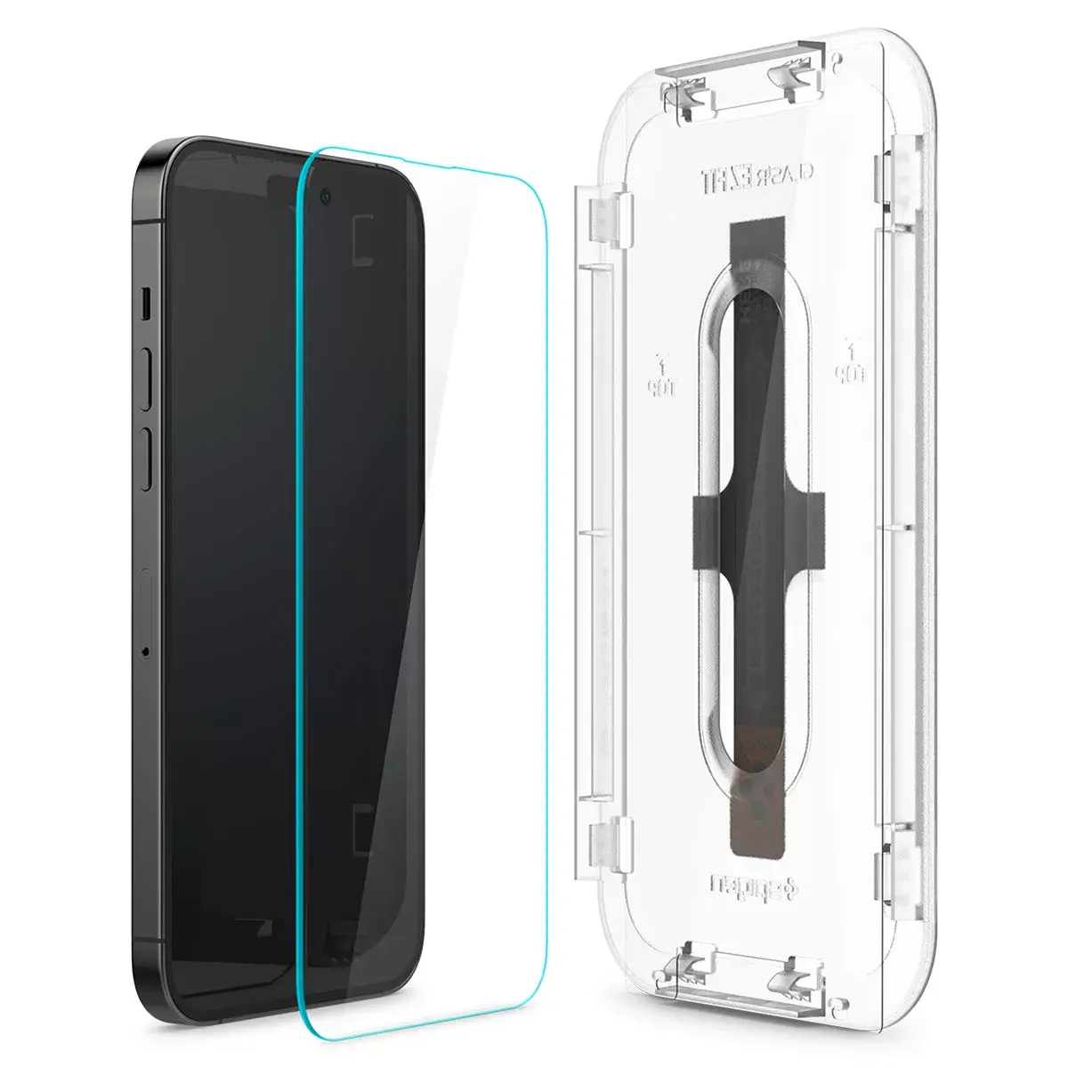 Spigen EZ FIT GLAS.tR caurspīdīgs ekrāna aizsargs Apple iPhone 14 Pro Photo 4