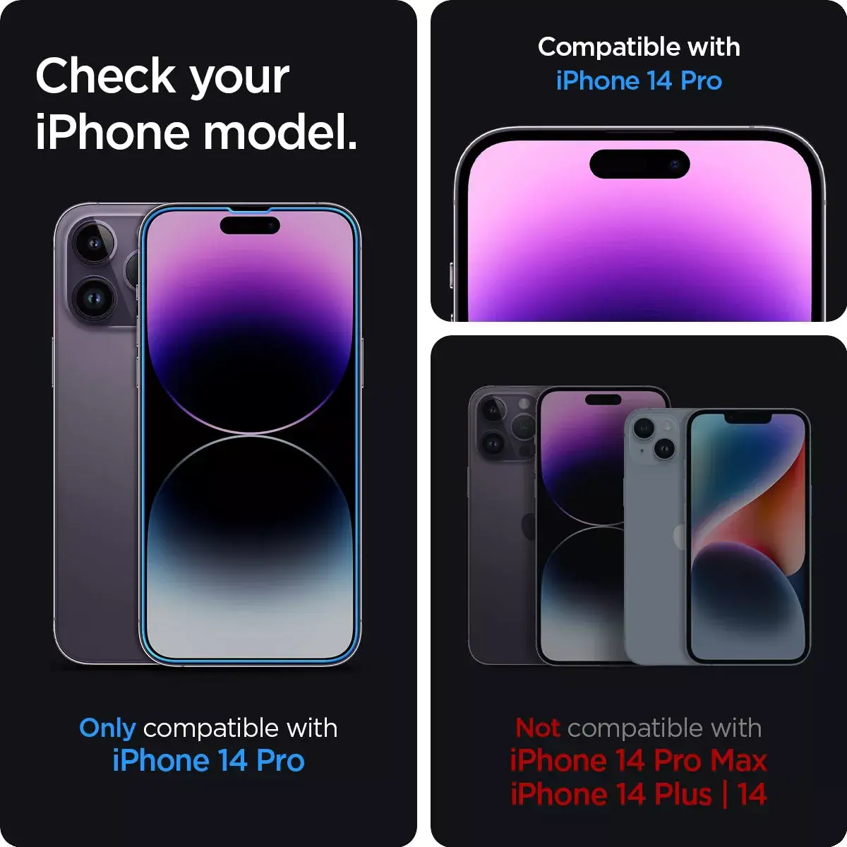 Spigen EZ FIT GLAS.tR caurspīdīgs ekrāna aizsargs Apple iPhone 14 Pro Photo 13