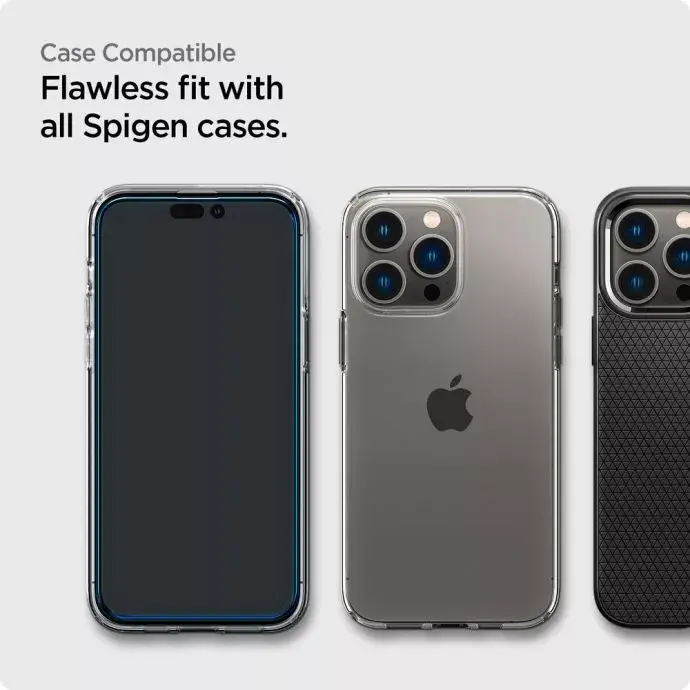 Spigen Glas tR Slim tempered glass for iPhone 14 Pro Photo 4
