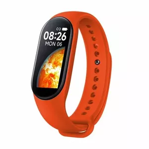 iWear SM7 Smart Bracelet 0.96'' TFT - Fitness Tracker IP67 with HR & Blood pressure / Social / Sleep Red