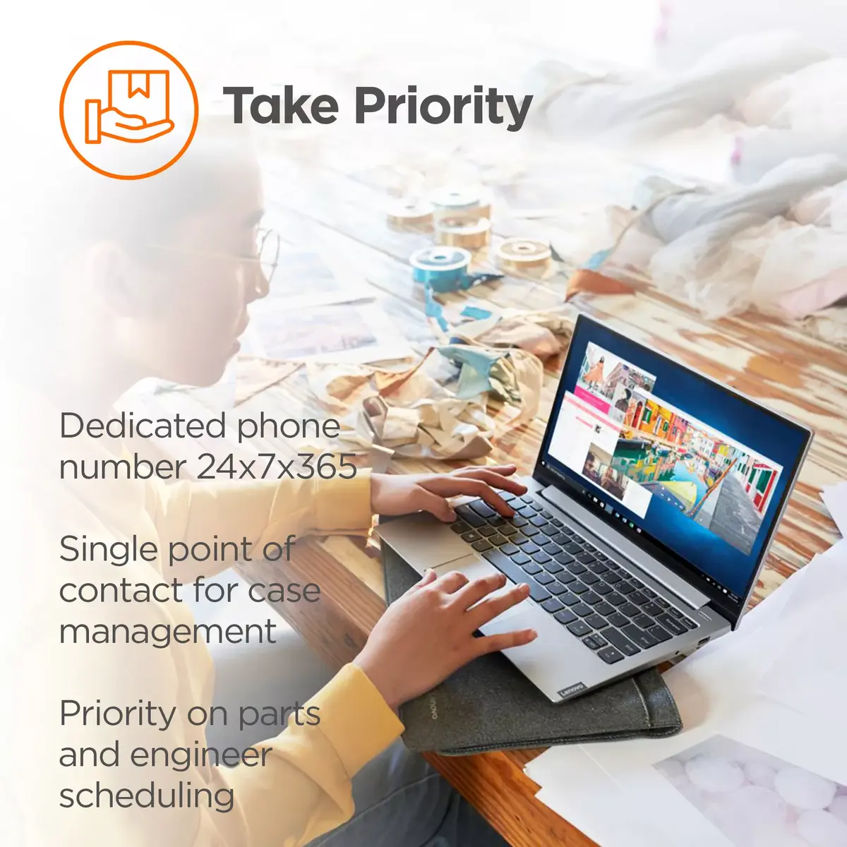 Lenovo Pēcgadējā atbalsta uz vietas Photo 5