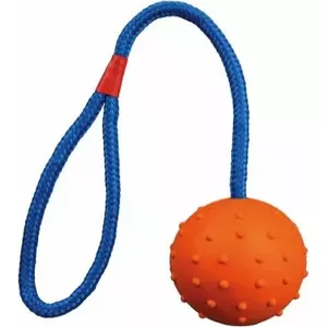 Rubber Bite Toy on Rope Trixie 6 cm Ball with 30 cm Rope TX-3305
