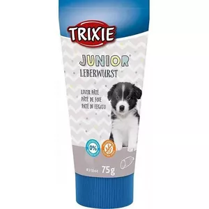Sukāles paštēts suņiem Trixie Junior ar aknām 75 g — papildbarība kucēniem