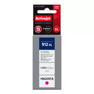 Картридж ActiveJet AH-912MRX совместимый для HP, пурпурный (High XL, 12 мл, 990 стр.)