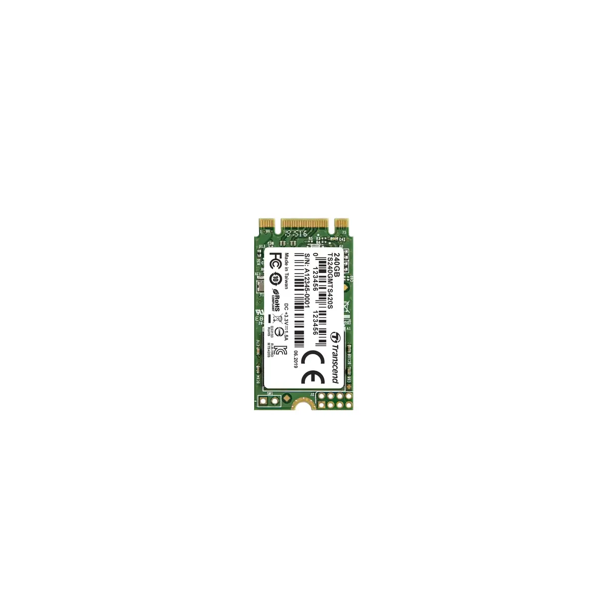 SSD диск Transcend 240GB TS240GMTS420S Photo 2