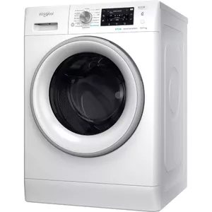Стирально-сушильная машина WHIRLPOOL FFWDD 1076258 SV EE — 10 кг стирка / 7 кг сушка, 1600 об/мин, класс E, белая (H850×W595×D605 мм)