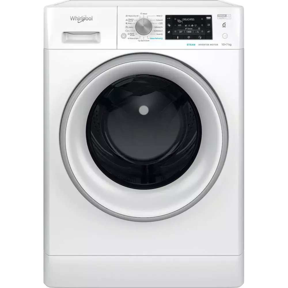 Veļas mazgājamā žāvētāja WHIRLPOOL FFWDD 1076258 SV EE Photo 2